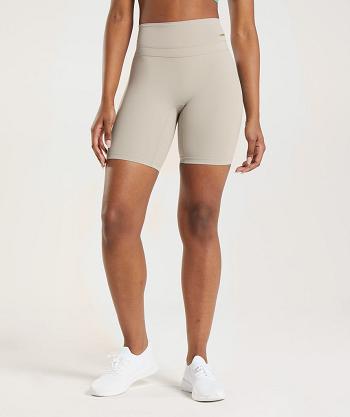 Pantalones Cortos Gymshark Whitney Cycling Mujer Gris | CO 2768FDN